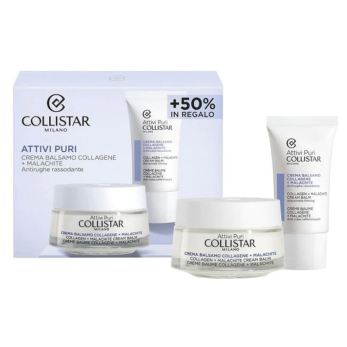 

Набор для лица Collistar, Attivi Puri Collagene + Malachite