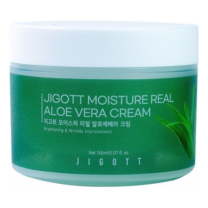 Крем для лица Jigott Moisture Real Aloe Vera - фото 1