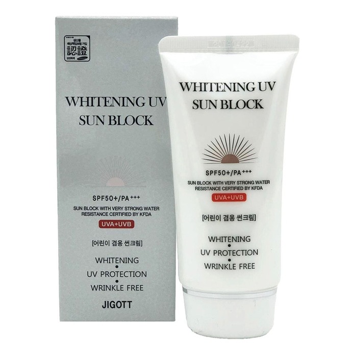 

Средства для загара Jigott, Whitening UV Sun Block Cream SPF50+ PA+++