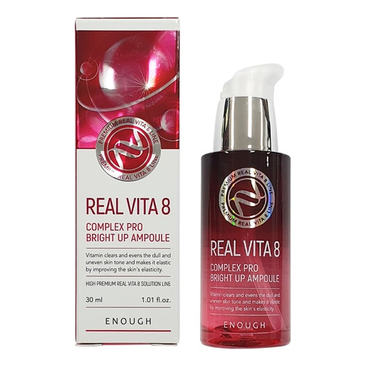 

Сыворотка для лица Enough, Real Vita 8 Complex Pro Bright up Ampoule