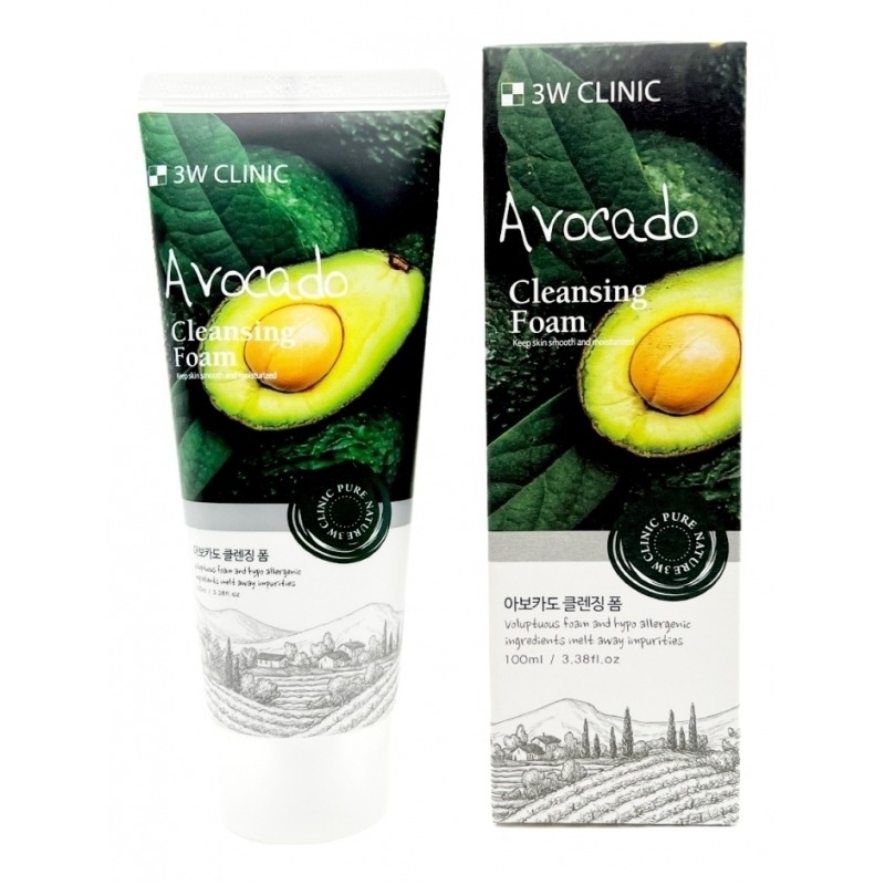 

Пенка для лица 3W Clinic, Avocado Cleansing