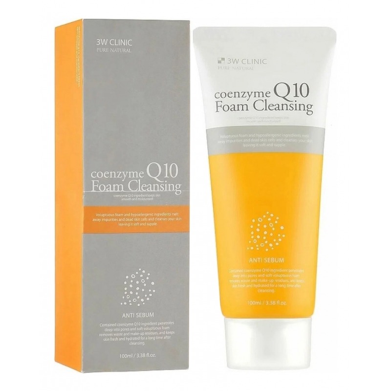 

Пенка для лица 3W Clinic, Q10 Anti Sebum Coenzyme