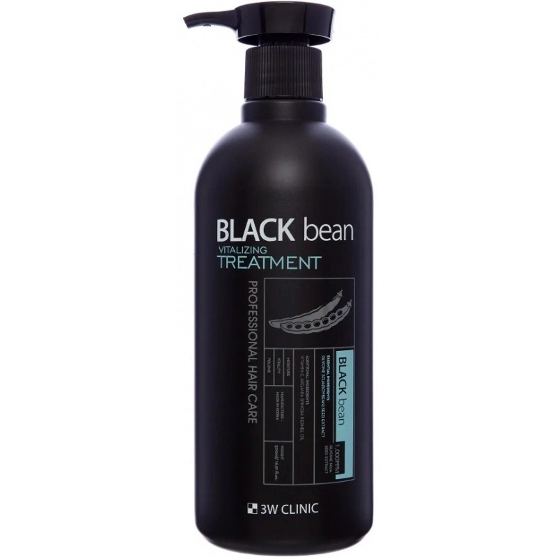 Маска для волос 3W Clinic Black Bean Vitalizing