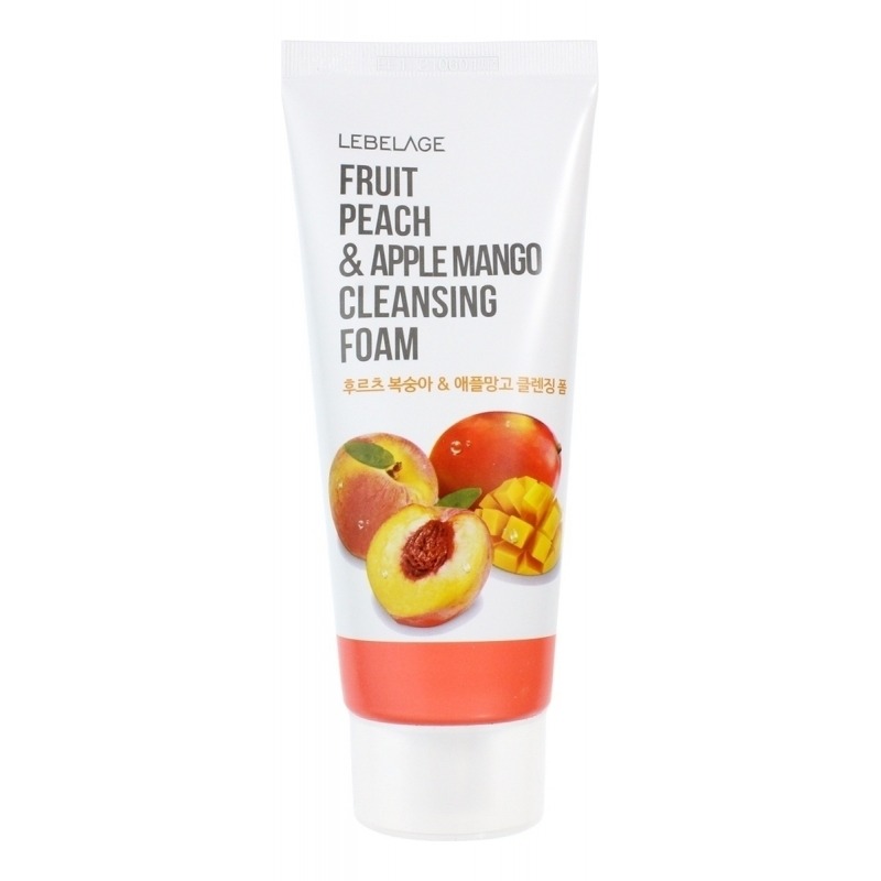 

Пенка для лица Lebelage, Fruit Peach & Apple Mango Cleansing