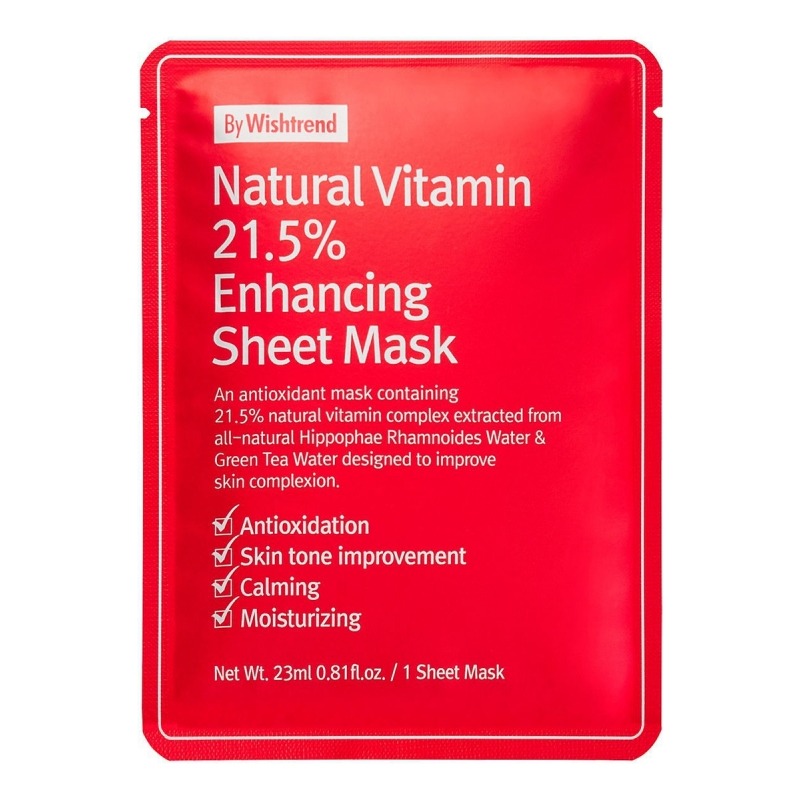 

Маска для лица By Wishtrend, Natural Vitamin 21,5% Enchancing