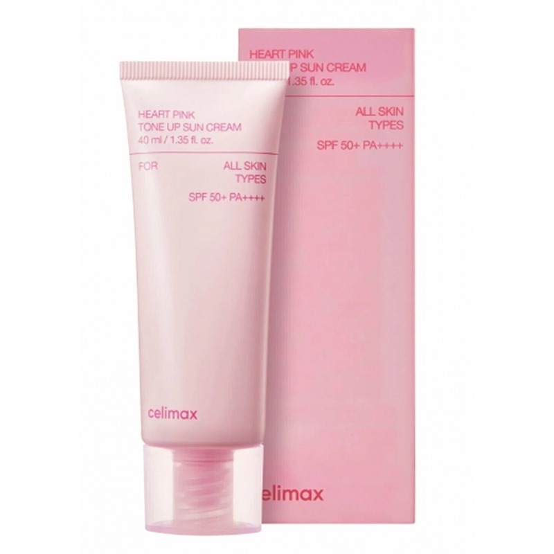 

Средства для загара Celimax, Heart Pink Tone Up Sun