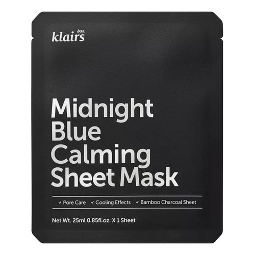 

Маска для лица Dear, Klairs, Midnight Blue Calming Sheet
