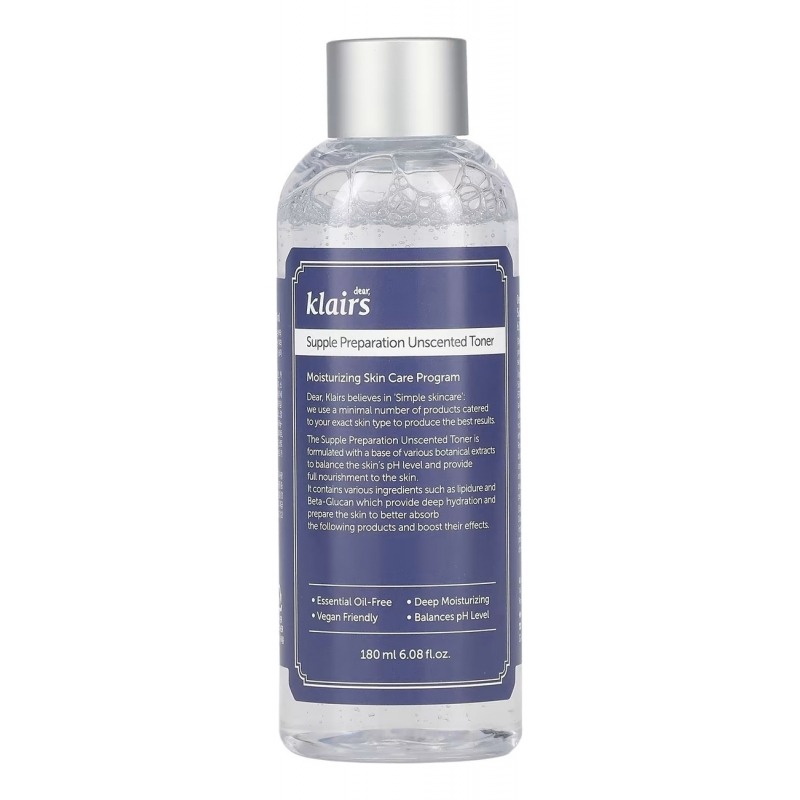 

Тонер для лица Dear, Klairs, Supple Preparation Unscented Toner