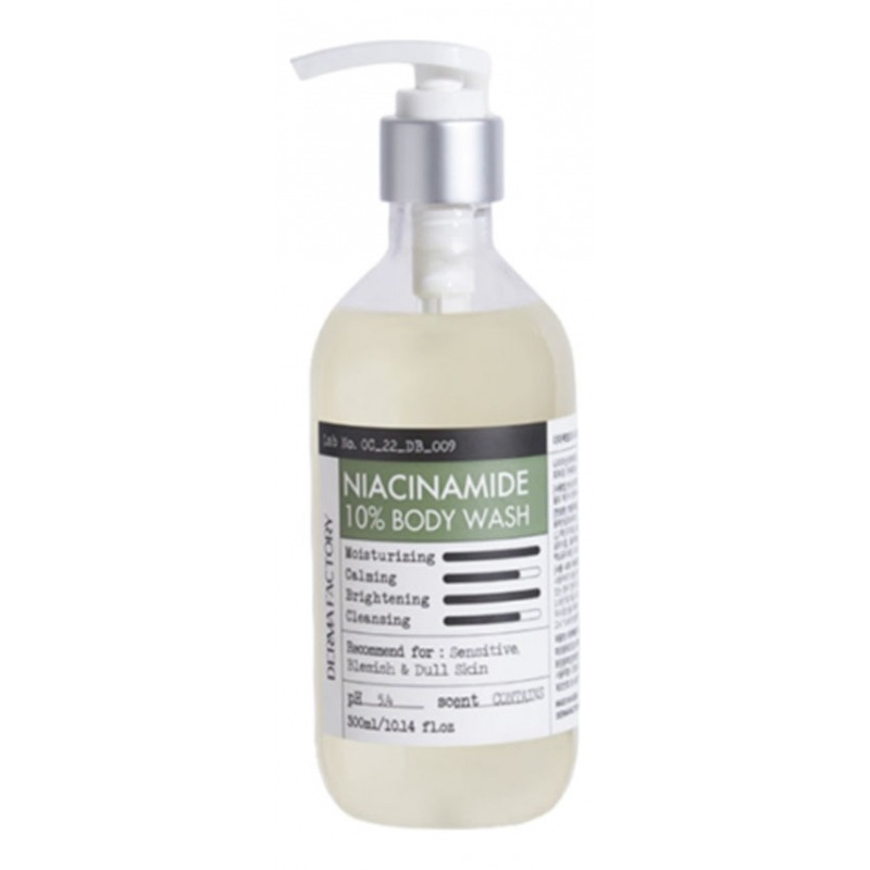 

Гель для душа Derma Factory, Niacinamide 10%