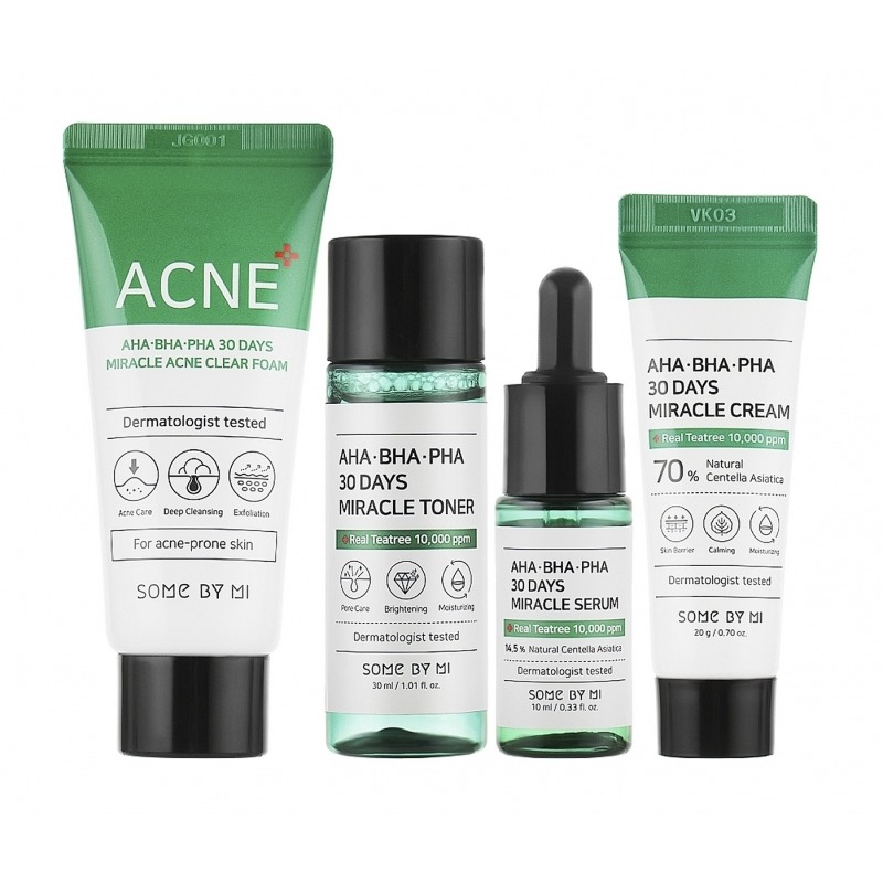 

Набор для лица Some By Mi, 30 Days Miracle AC SOS