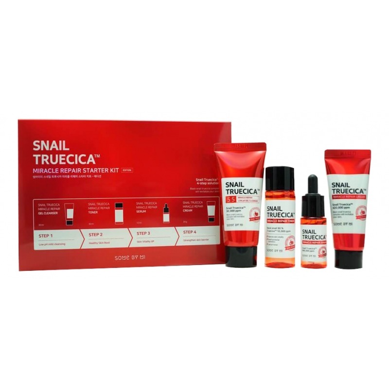 

Набор для лица Some By Mi, Snail Truecica Miracle Repair Starter