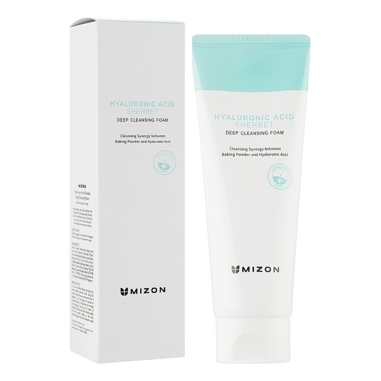 

Пенка для лица Mizon, Hyaluronic Acid Sherbet Cleansing