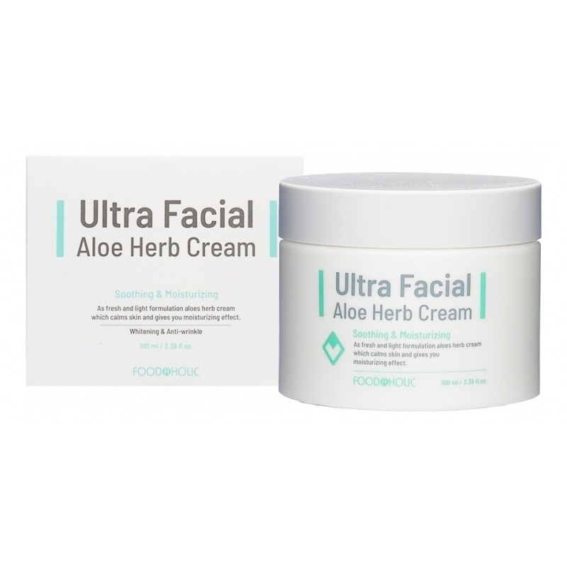 

Крем для лица Foodaholic, Ultra Facial Aloe Herb