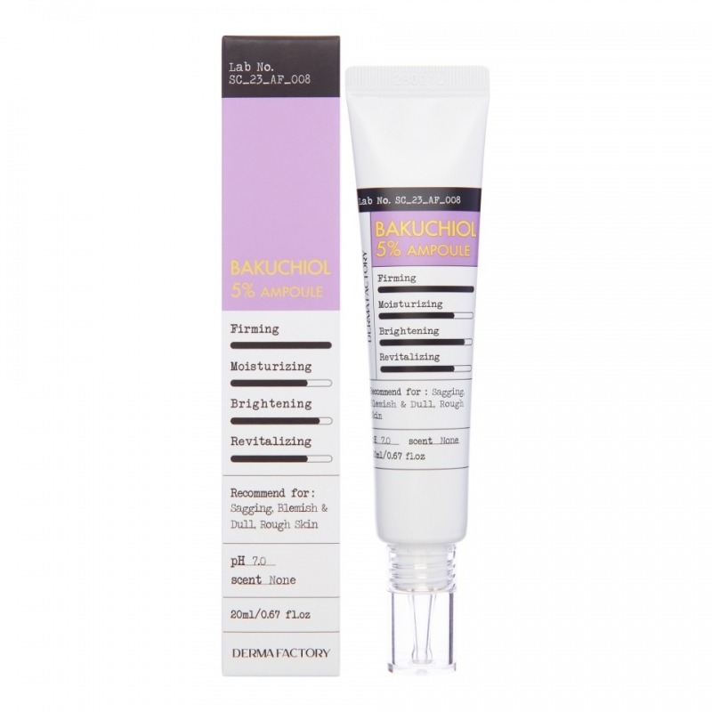 

Сыворотка для лица Derma Factory, Bakuchiol 5% Ampoule