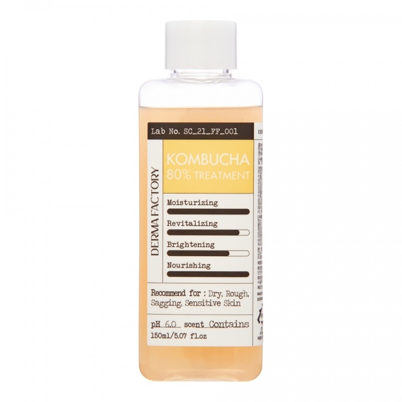 

Тонер для лица Derma Factory, Kombucha 80% Treatment