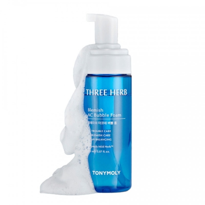 

Пенка для лица Tony Moly, Three-herb Blemish AC Bubble