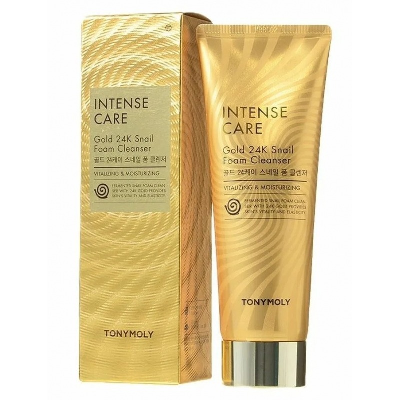 

Пенка для лица Tony Moly, Intense Care Gold 24K Snail
