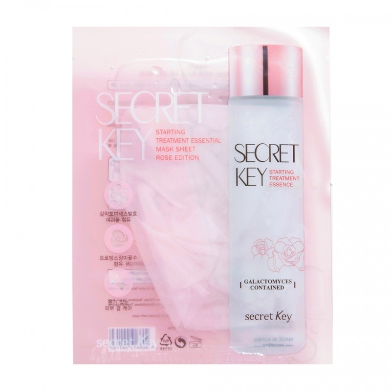 

Маска для лица Secret Key, Starting Treatment Essential Mask Sheet Rose Edition
