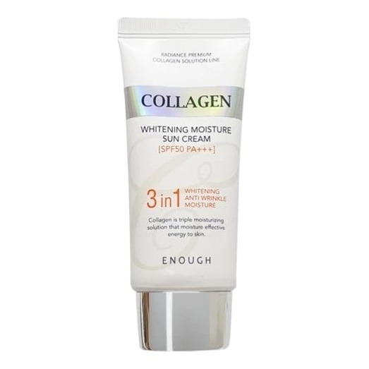 

Средства для загара Enough, Collagen 3 in 1 Whitening Moisture Sun