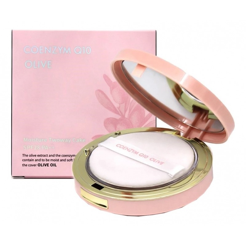 

Пудра для лица Enough, Coenzyme Q10 Olive Moisture Twoway Cake