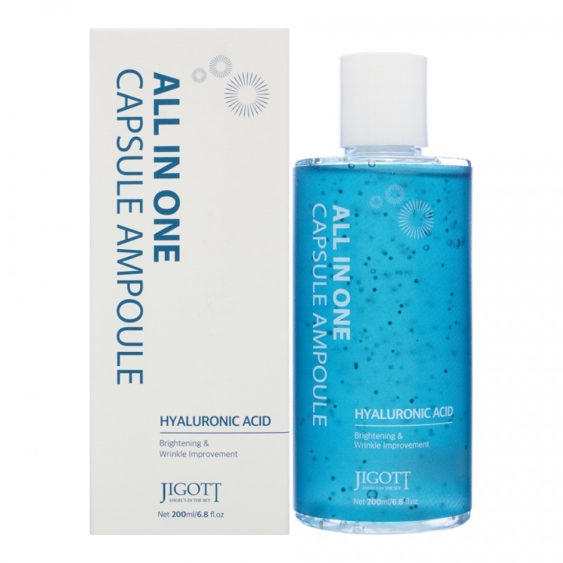 

Сыворотка для лица Jigott, All-In-One Hyaluronic Acid Capsule Ampoule