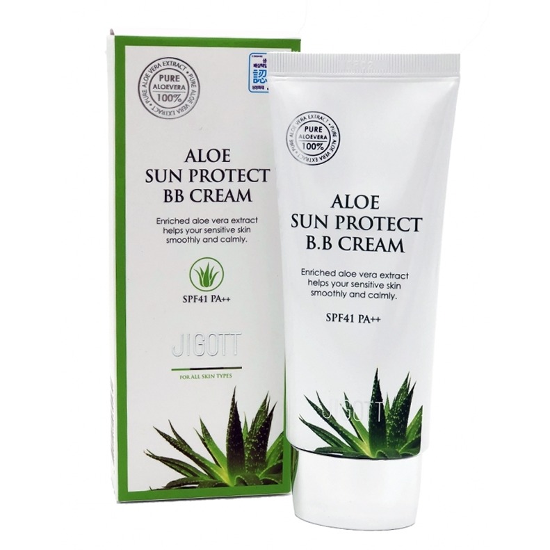 

Крем для лица Jigott, Aloe Sun Protect BB Cream Spf41 PA++
