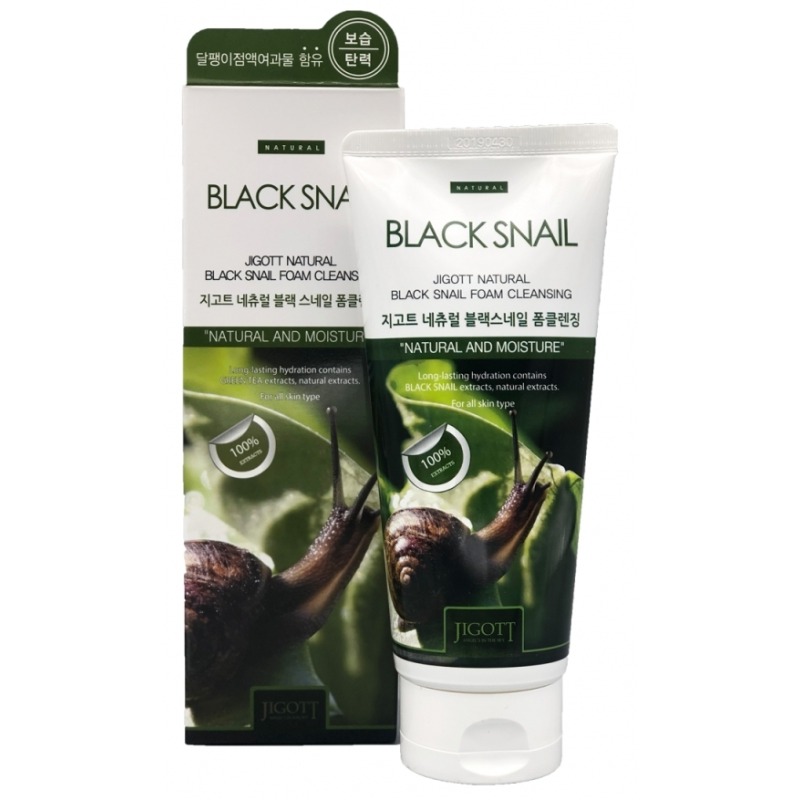 

Пенка для лица Jigott, Natural Black Snail