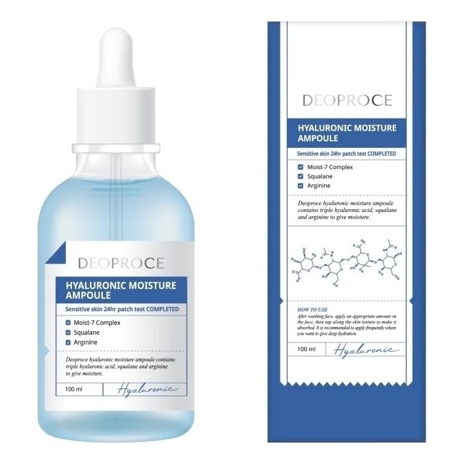 

Сыворотка для лица Deoproce, Hyaluronic Moisture Ampoule