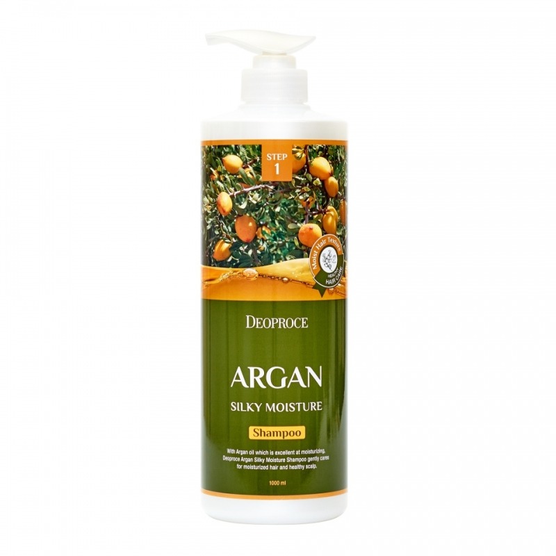 

Шампунь для волос Deoproce, Argan Silky Moisture