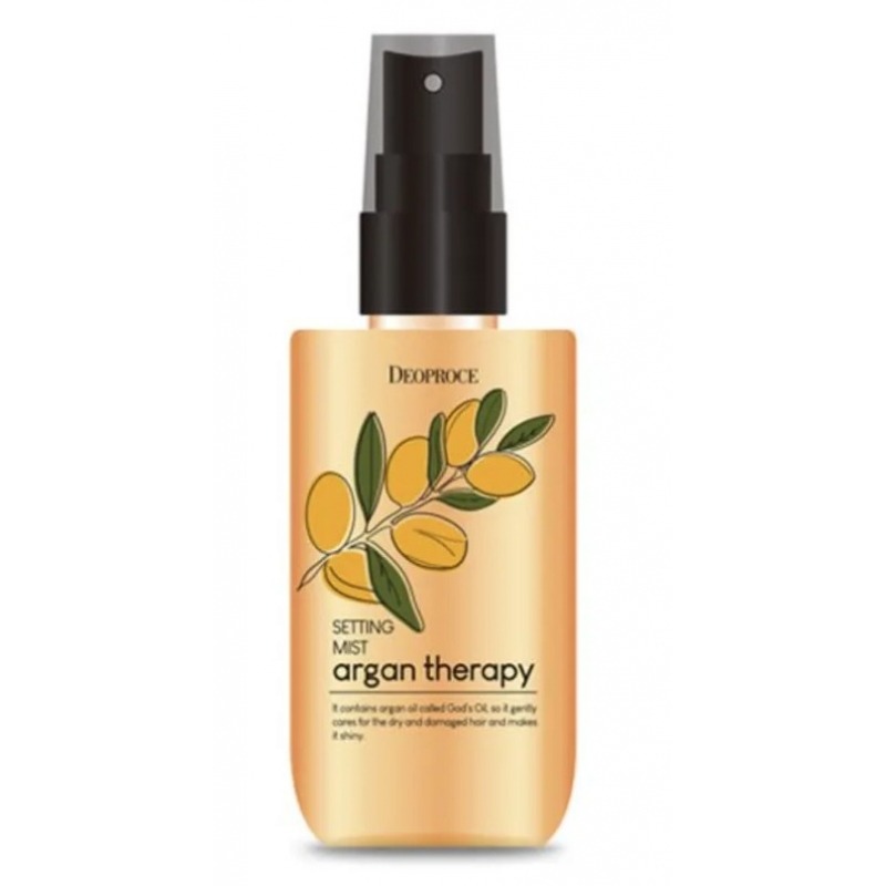 Спрей для волос Deoproce Argan Therapy Setting Mist