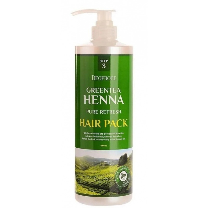 Маска для волос Deoproce Greentea Henna