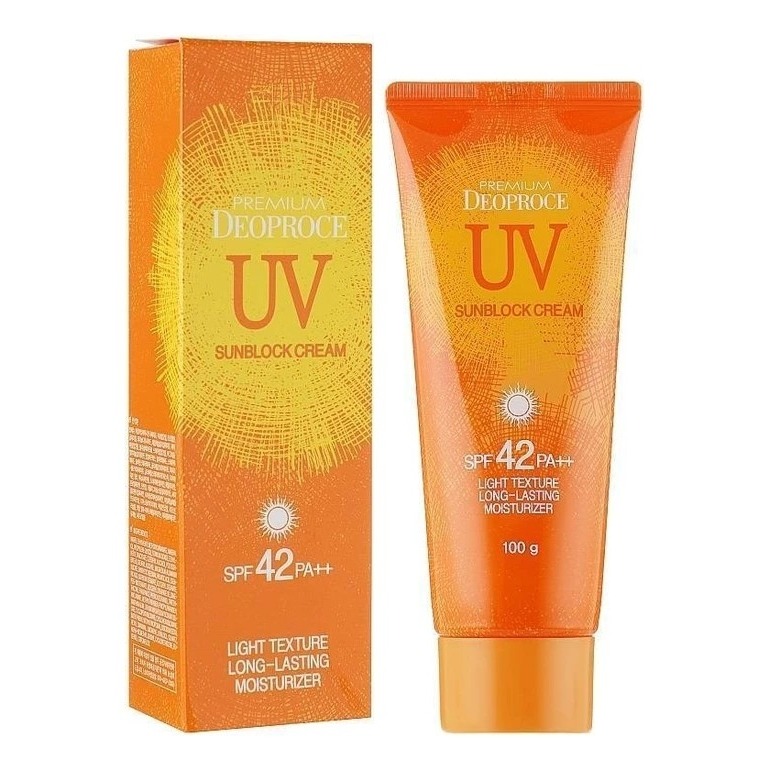 

Средства для загара Deoproce, Premium UV Sunblock Cream