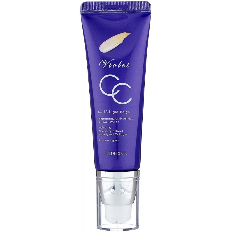 Тональный крем Deoproce Violet Cream SPF49 PA++