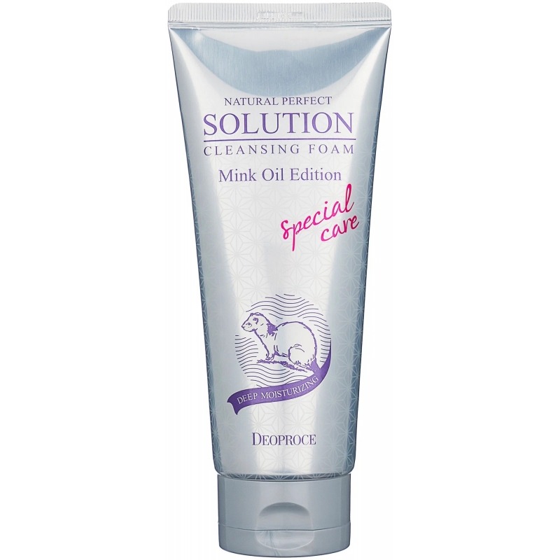 

Пенка для лица Deoproce, Natural Perfect Solution Mink Oil Edition