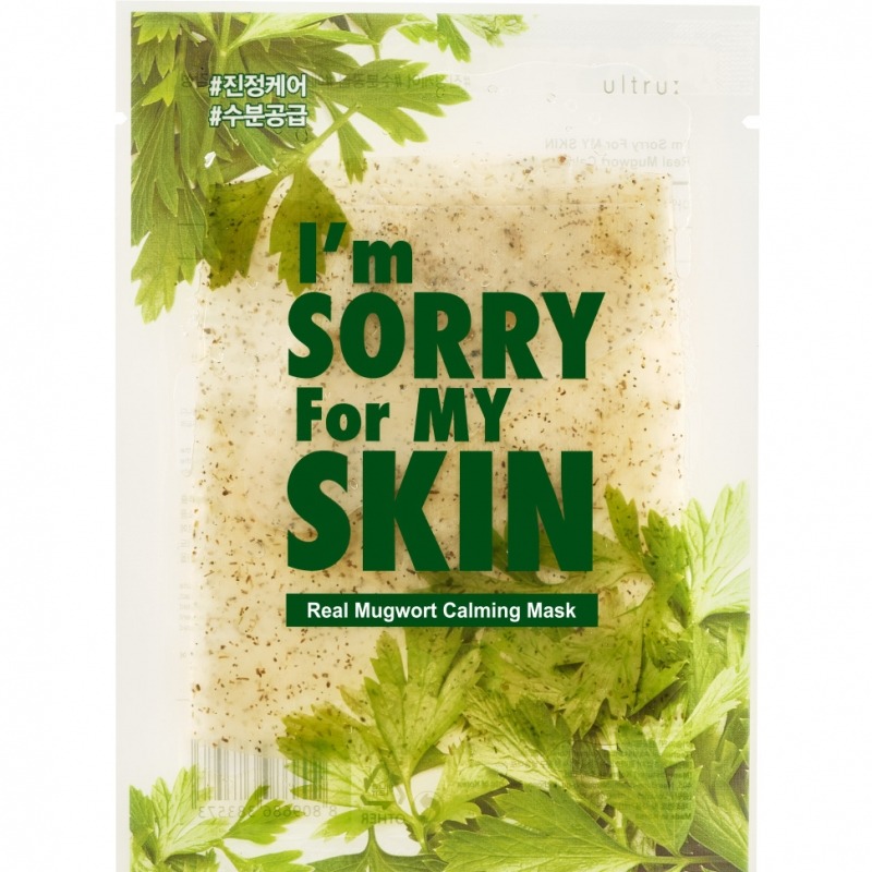 

Маска для лица I`m Sorry For My Skin, Real Mugwort Calming Mask