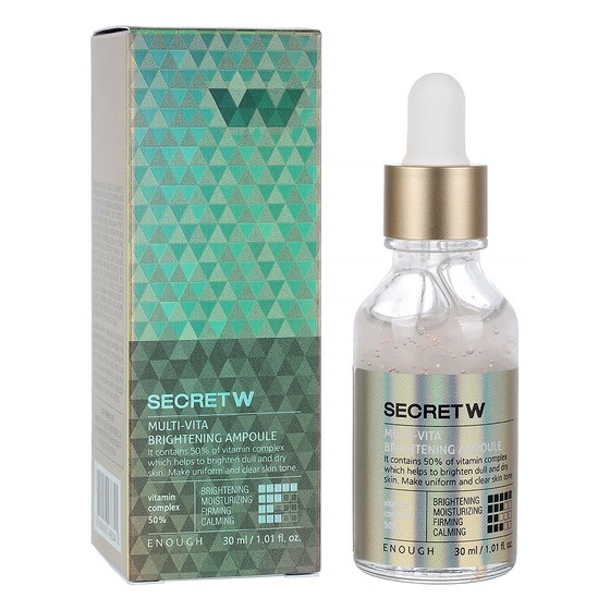 

Сыворотка для лица Enough, Secret W Multi Vita Brightening Ampoule