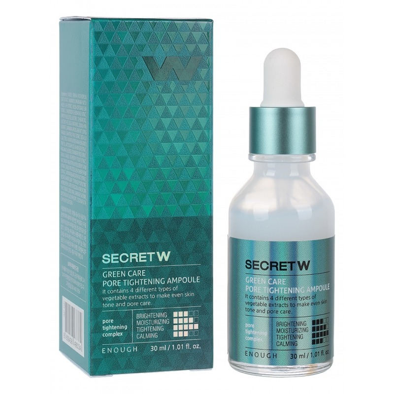 

Сыворотка для лица Enough, Secret W Green Care Pore Tightening