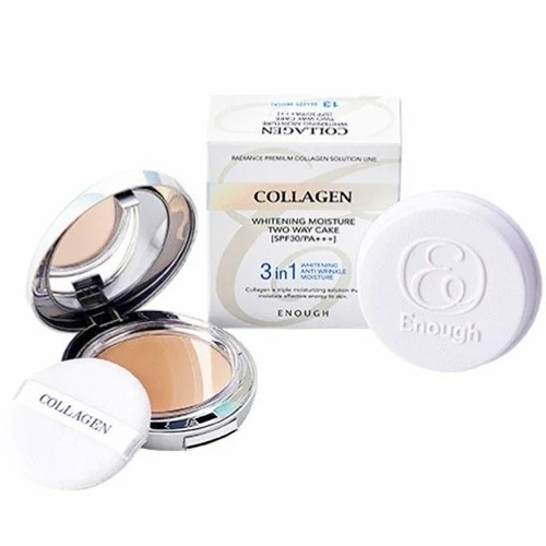 ENOUGH/Пудра для лица увлажняющая со сменным блоком Collagen Hydro Moisture Two 