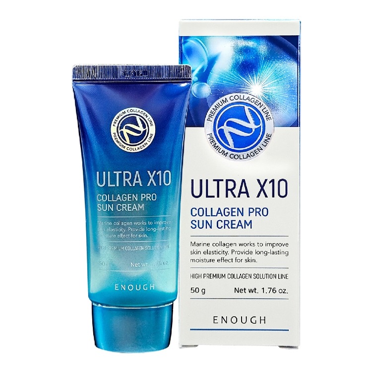 

Средства для загара Enough, Ultra X10 Collagen Pro Sun