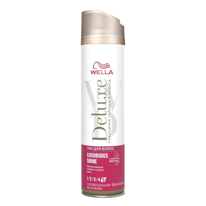 

Лак для волос Wella, Deluxe Luxurious Shine