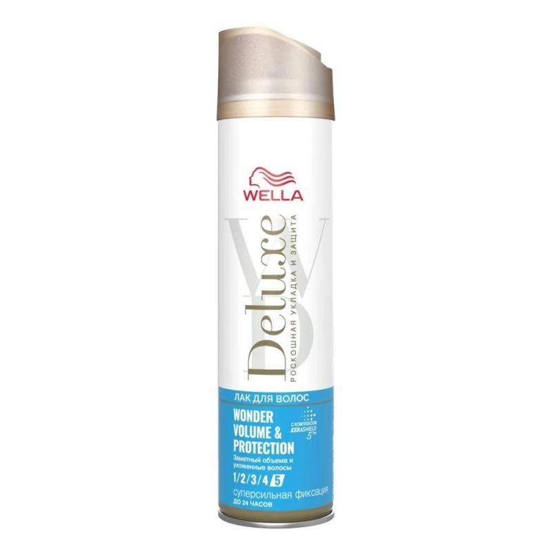 

Лак для волос Wella, Deluxe Wonder Volume & Protection