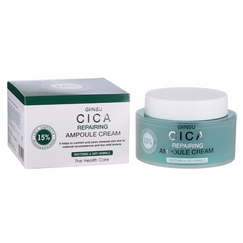 Giinsu Крем для лица ампульный с центеллой азиатской Cica Repairing ...