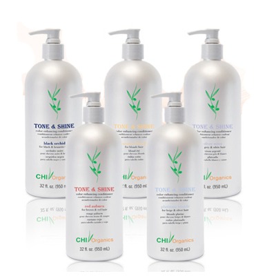 

Тональный кондиционер для временного цветоусиления Organics Tone & Shine в ассортименте
