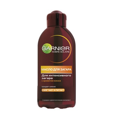 Garnier Масло для загара для тела «Кокос» SPF 2 Ambre Solaire - купить ...