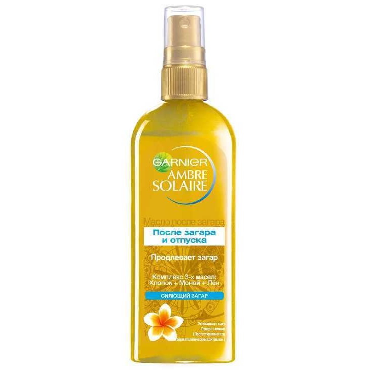 Garnier Масло-спрей после загара «После загара и отпуска» Ambre Solaire ...