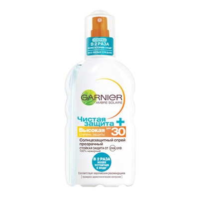 Garnier Солнцезащитный спрей для тела «Чистая защита» Ambre Solaire ...