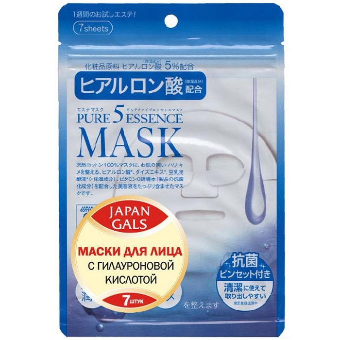 

Маска для лица Pure 5 Essential с гиалуроновой кислотой