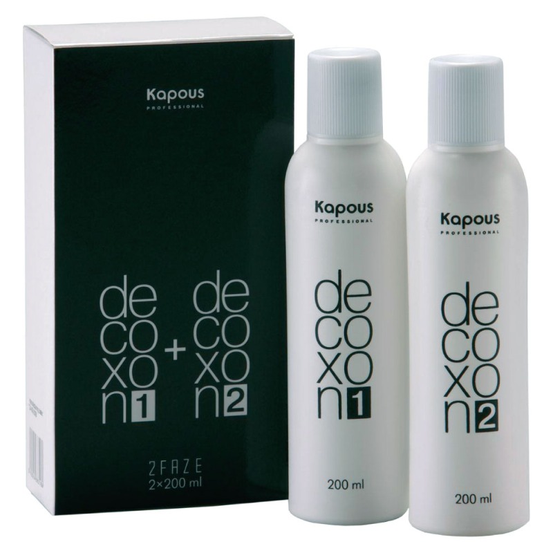 

Смывка для волос Kapous Professional, Decoxon 2Faze
