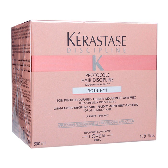 

Профессиональный уход для дисциплины волос Protocole Hair Discipline Soin 1