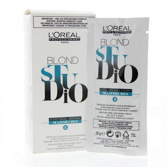 Осветляющий крем Loreal Professionnel Blond Studio Majimeches